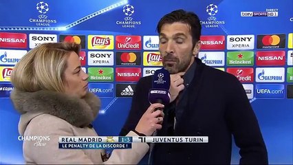 Buffon s'en prend à l'arbitre après son rouge et l'élimination sur pénalty