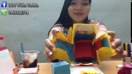[DIY With Linhh] Hướng dẫn làm Exploding Box