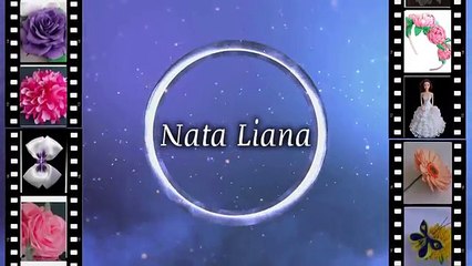 Пышный цветок из органзы./ Бант на 1 сентября./ KANZASHI./ МК.