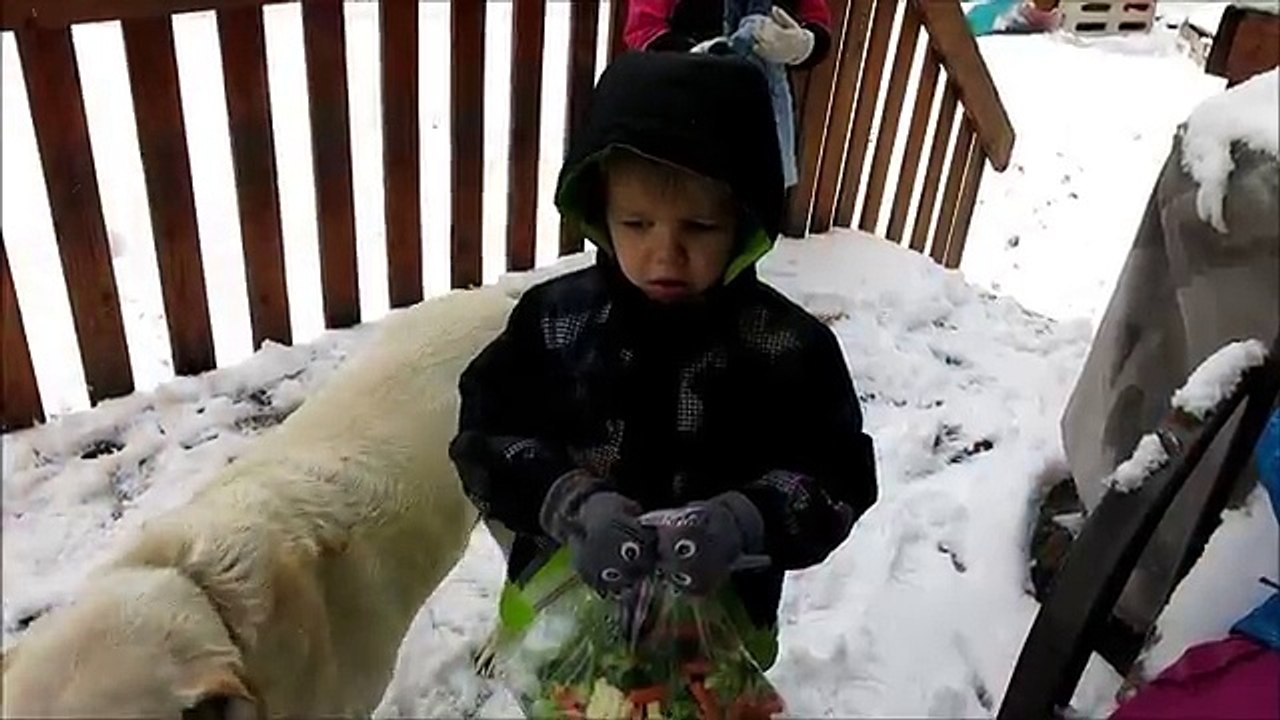 GRUMPY SNOWMAN