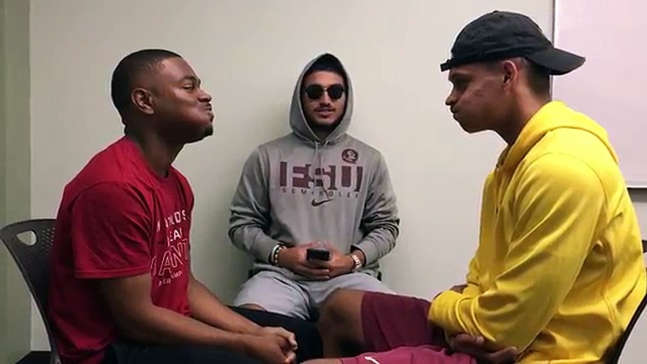 TRY NOT TO LAUGH CHALLENGE IN FSU LIBRARY