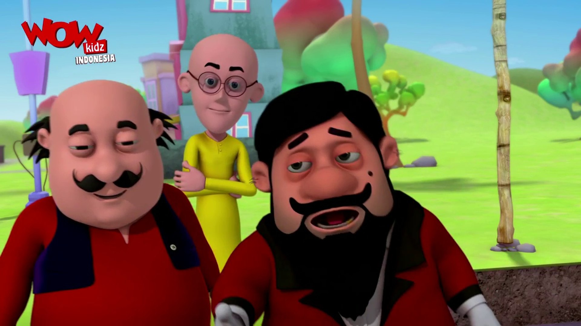 John Si Pemain Sirkus - Motu Patlu dalam - Animasi 3D Kartun - WowKidz Indonesia