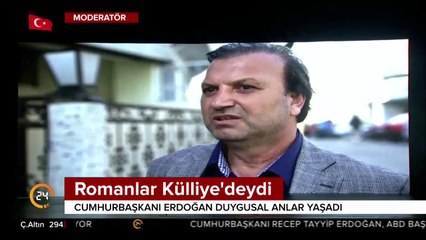 Cumhurbaşkanı Erdoğan duygusal anlar yaşadı