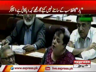 شیریں مزاری کا اسپیکر کو’’ یار‘‘ کہنے پرقومی اسمبلی میں قہقہے