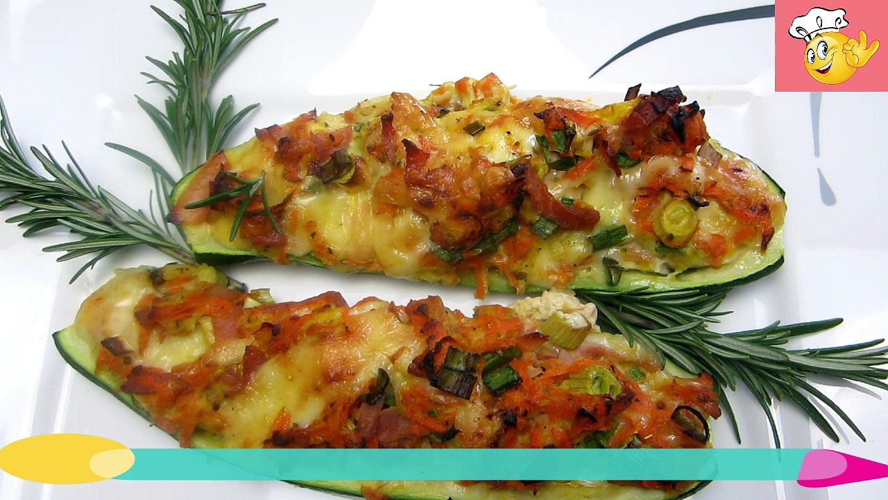 Фаршированные цукини. Оно может подаваться как самостоятельное блюдо, так и с любым гарниром.