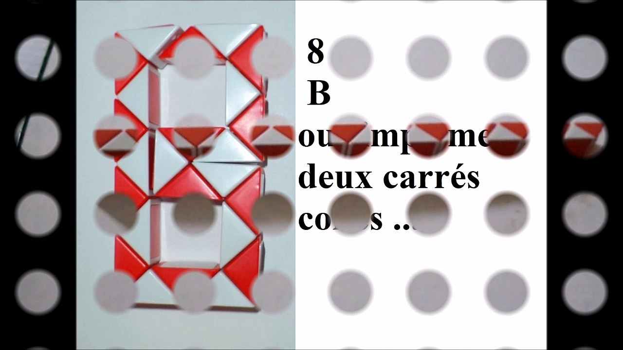 B, 8 ou deux carrés