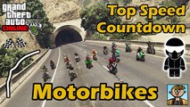 Fastest Motorbikes (new) - Top Speeds Of Fully Upgraded Bikes In GTA Online