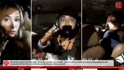 Golf Course Plane Crash Passengers Grinning, Giggling