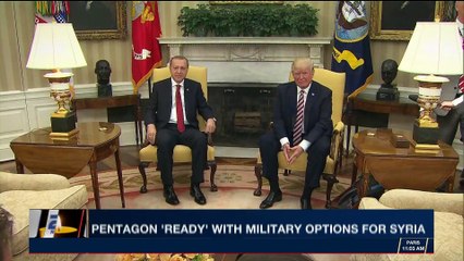 i24NEWS DESK | Trump, Erdogan discuss Syria crisis | Thursday, April 12th 2018