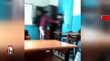 İzmir’de sınıfta skandal görüntüler