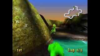 The Land Before Time: Great Valley Racing Adventure . (PS1) 60fps