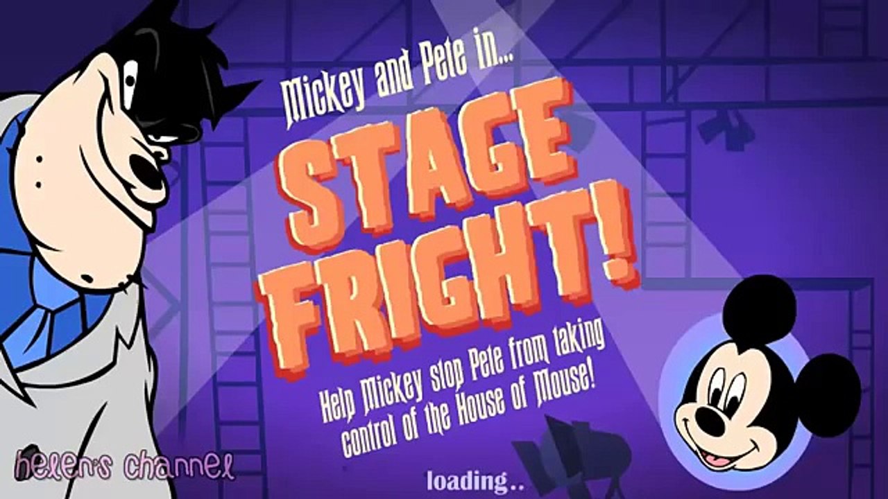 Mickey Mouse & Friends - Mickeys Stage Fright - Clubhouse New Episode Game