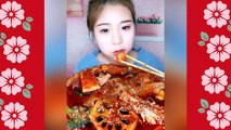 MEOGBANG BJ COMPILATION-CHINESE FOOD-MUKBANG-challenge-Beauty eat strange food-asian food-NO.129