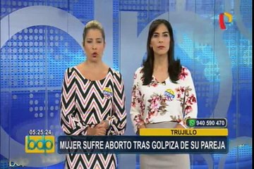 Trujillo: mujer sufre un aborto tras golpiza de su pareja