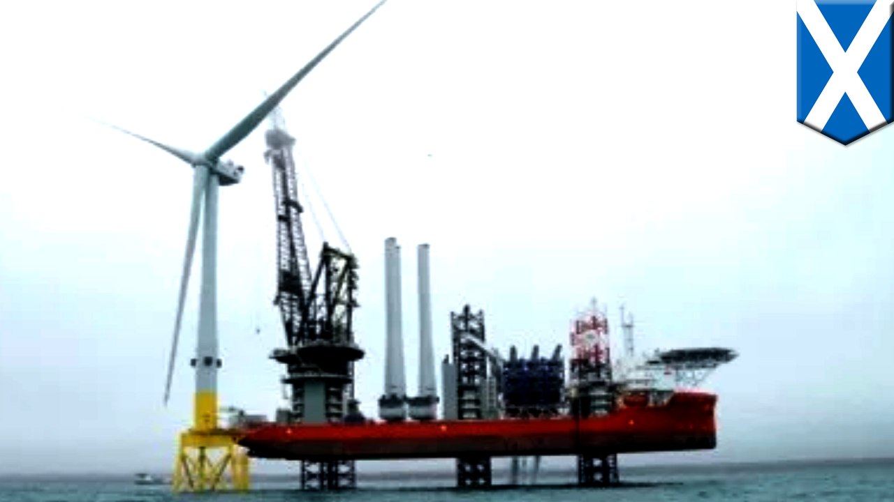 Largest wind turbines: Scotland gets huge 8.8MW wind turbine - TomoNews