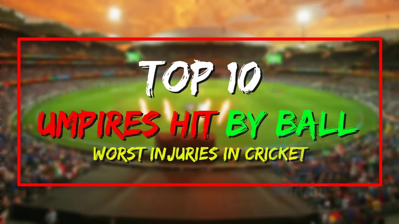 10 Umpires Hit by Ball in Cricket Cricket Latest video Dailymotion