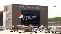 Uçak kazasında hayatını kaybeden Mina Başaran'ın adı hangara ve uçağa yazıldı