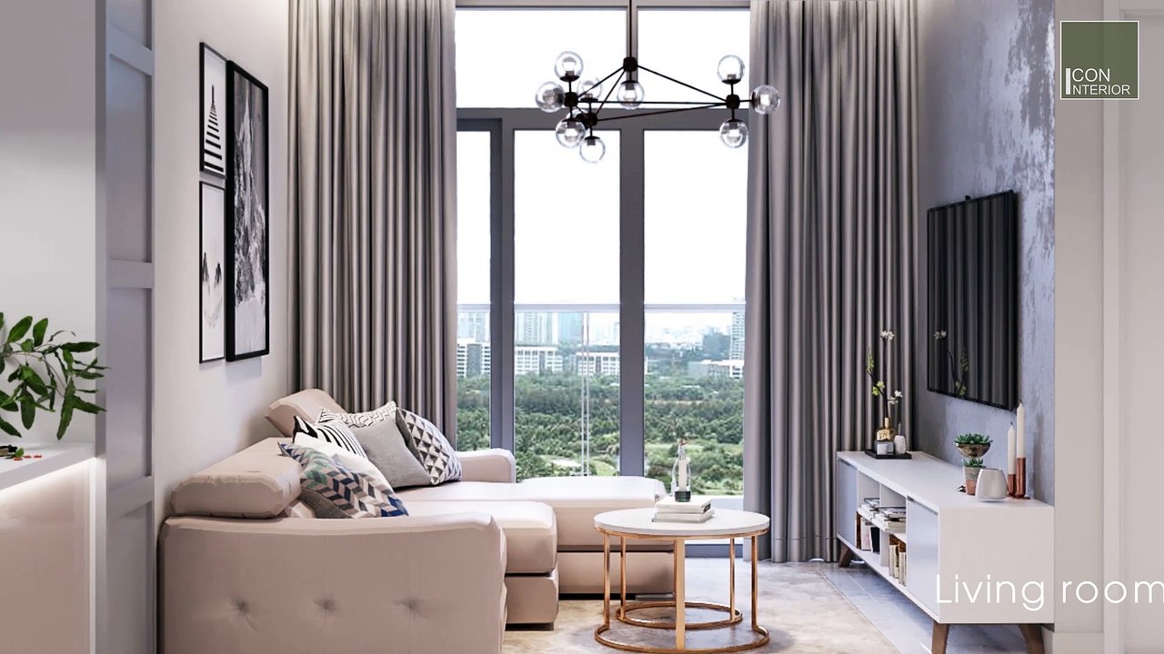 Sắc trắng tinh khôi tại căn hộ Vinhomes Central Park