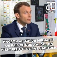 Macron au 13h de Pernaut: «Je fais ce que j'ai dit. On n'est peut-être pas habitué!»