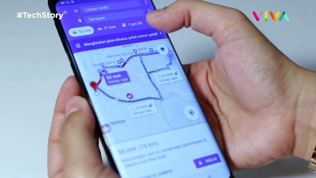Coba Fitur Baru Google Maps - Car Free Day, Ganjil-Genap & R
