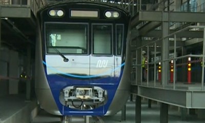 Kereta MRT Mulai Uji Coba pada Agustus 2018
