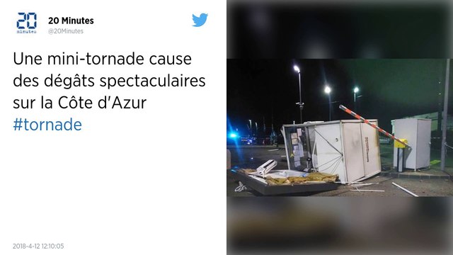 Alpes-Maritimes. Une mini-tornade cause des dégâts spectaculaires à Villeneuve-Loubet.
