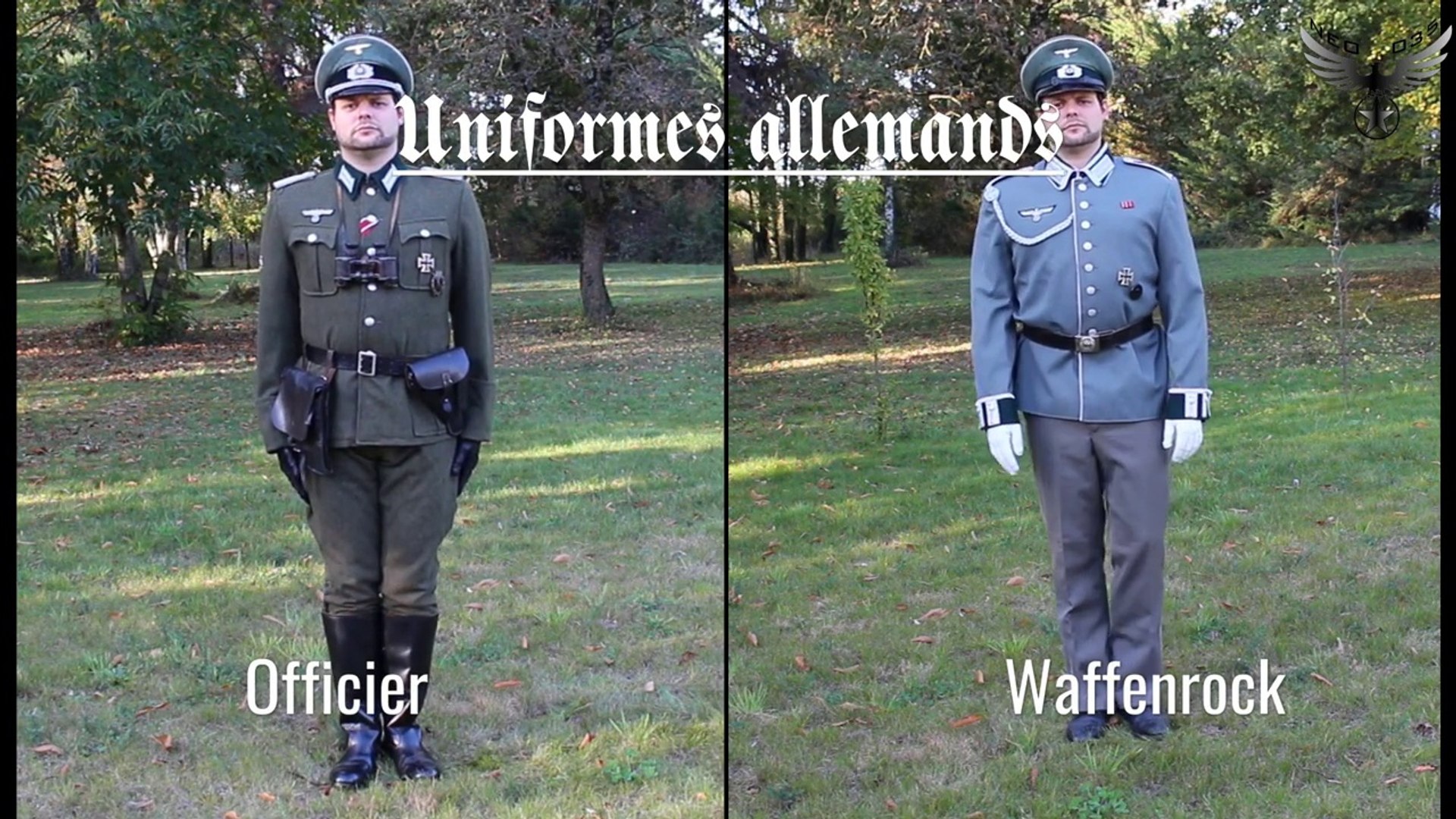 Waffenrock - Officier -Wehrmacht - Presentation d'uniforme - Vidéo  Dailymotion