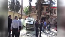 Şanlıurfa Hastane Otoparkında Hafif Ticari Araç Yandı