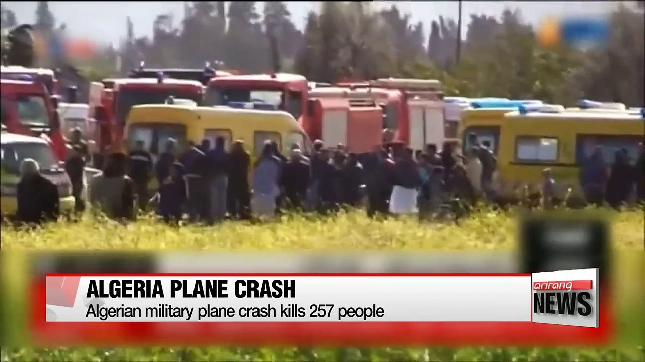 Algerian military plane crash kills 257 people