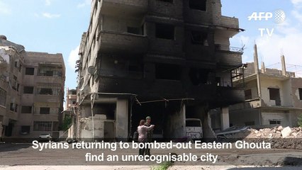 Syria's ruined Ghouta unrecognisable to returnees