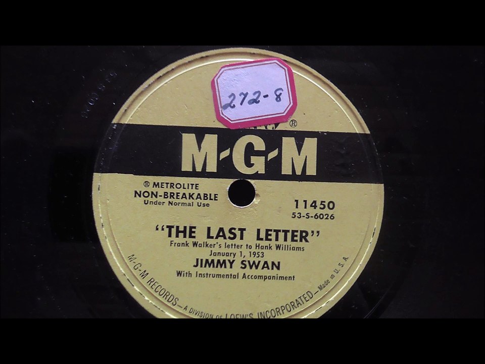 JIMMY SWAN ...MGM 11450....1953