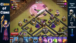 Clash of Clans - Queen Walk Strategy for 3 Stars (TH9 and TH10)