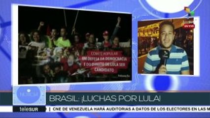 Brasil: mov. sociales rechazan solicitud de transferencia de Lula