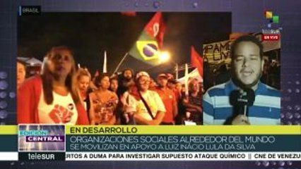 Permanece vigilia en apoyo a Lula da Silva en Curitiba
