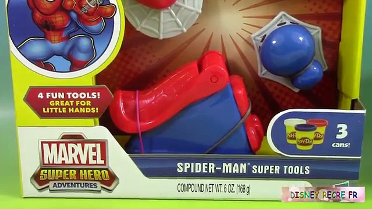 Pâte à modeler Play Doh Spiderman Outils Super Héros