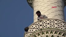 Bursa Pompalı Tüfekle Minareye Çıktı, Polisi Alarma Geçirdi Hd