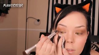 Cute Kitty Halloween Makeup Tutorial!
