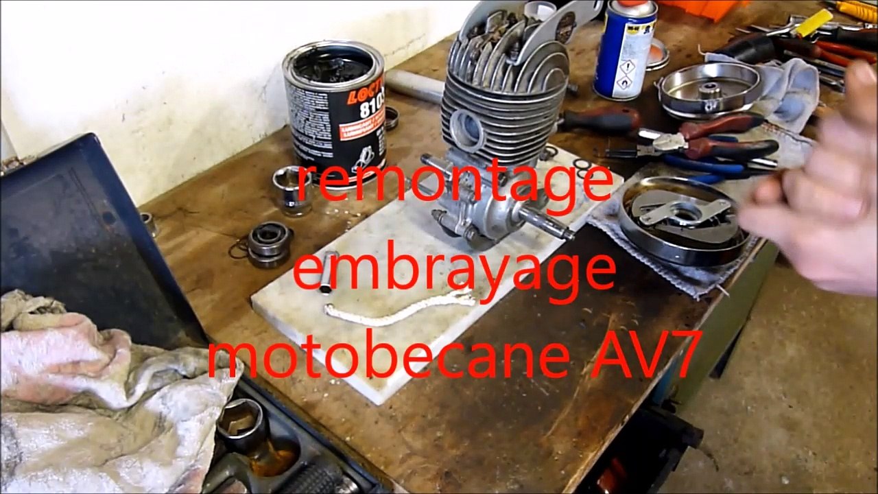montage embrayage motobecane AV7