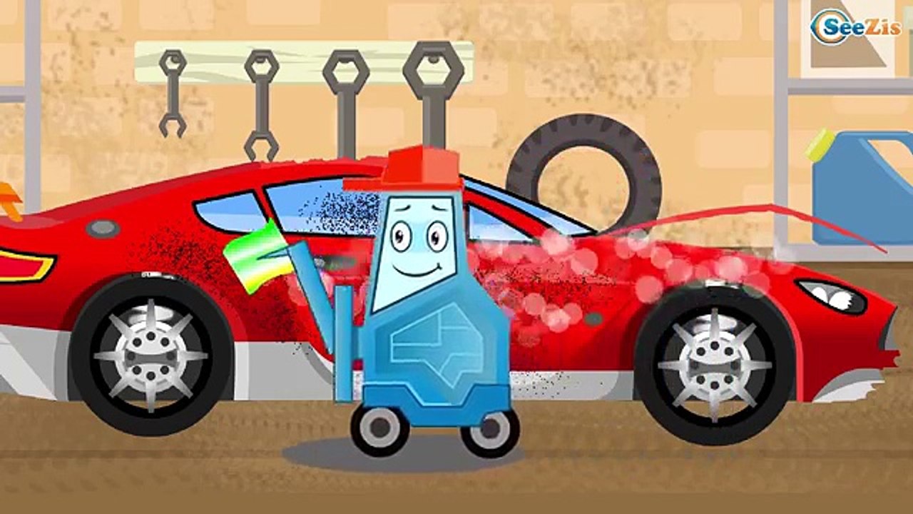 Dessin animé: Ambulance pour les enfants - La Voiture est malade Ethan attrape FROID - Eth