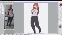 Outfit Drawing Speedpaint! ( sketching!)