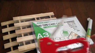 100均DIY！カラーボックスのとびらの作り方♪°パート①