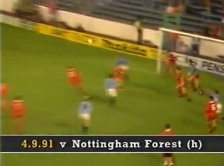 Manchester City - Nottingham Forest 04-09-1991 Division One