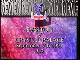 Everton - Crystal Palace 07-09-1991 Division One