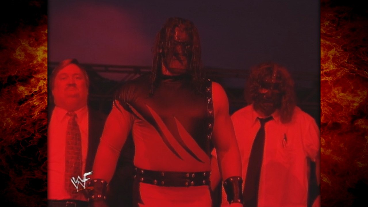 Kane & Mankind w/ Paul Bearer Compete in a Tag Titles #1 Contendership Royal Rumble Match 6/15/98