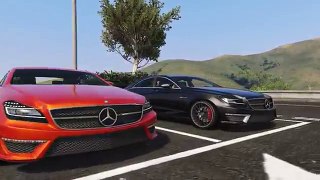 GTA V: Лада Приора и Мерседес Бенс CLS 63 AMG. Обзор модов