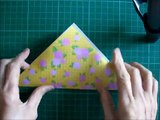 折り紙 ハンドバッグ 簡単な折り方 Origami Handbag