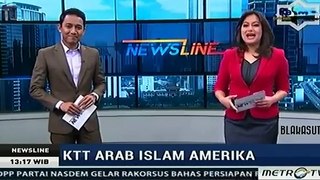 Reaksi Donald Trump Dan Para Kepala Negara Mendengar Pesan Jokowi Di KTT Arab Islam Amerika
