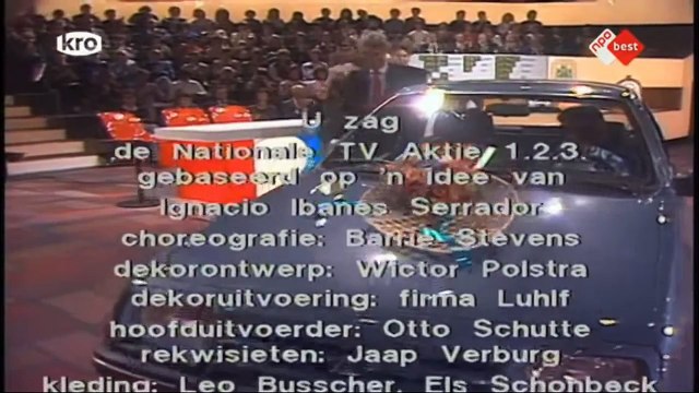 De 1-2-3 Show - Ending & Closing Credits With Bumper BY KRO-NCRV INC. LTD.