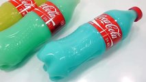 Color Coca Cola Milk Gummy Pudding DIY Learn Colors Jelly Slime High Heel