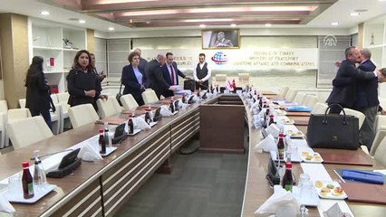 Bakan Arslan KKTC'li Mevkidaşı Atakan ile Görüştü